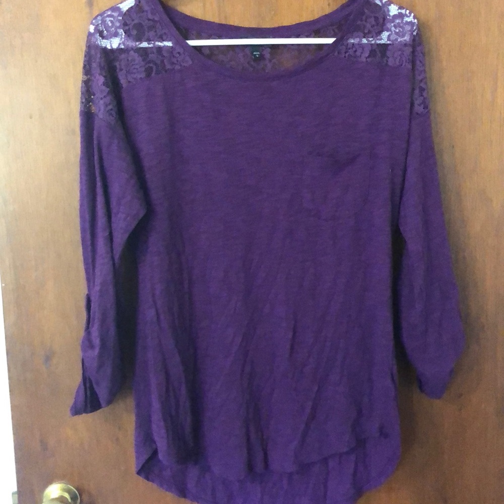 Purple shirt